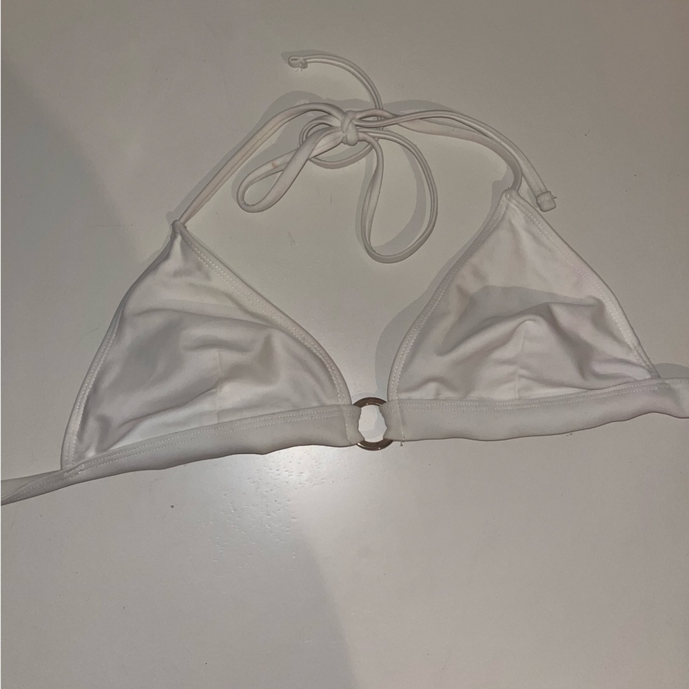 White bikini top